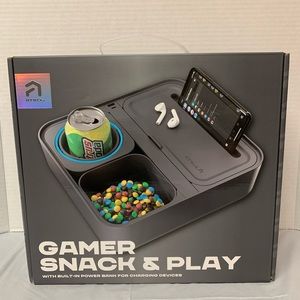 Atrix Gamer Snack And Play W/ Built In Power Bank